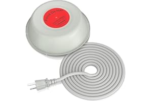 SoulBay 1000W Pond Heater for Outdoor Ponds Winter Bird Bath, Thermostatically Controlled Pond Floating De-Icer