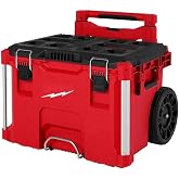 New 48-22-8427 Portable Tool Box for Milwaukee PACKOUT Rolling Tool Box Length 18 in Height 19.5 in Width 22 in