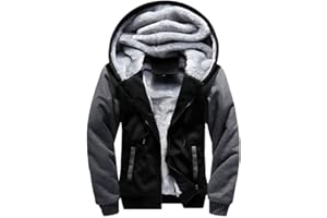 LBL Leading the Better Life Men's Pullover Winter Jackets Hooed Fleece Hoodies Sweatshirt Wool Warm Thick Coats