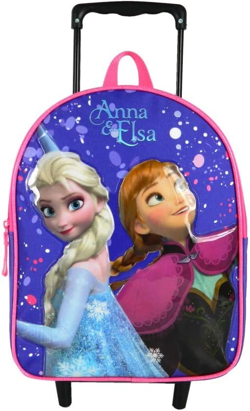 Bagtrotter FRONI04MAGI Queen of Snow/Frozen Backpack Trolley, Size-25 x 11 x 31 cm, Colour-Purple