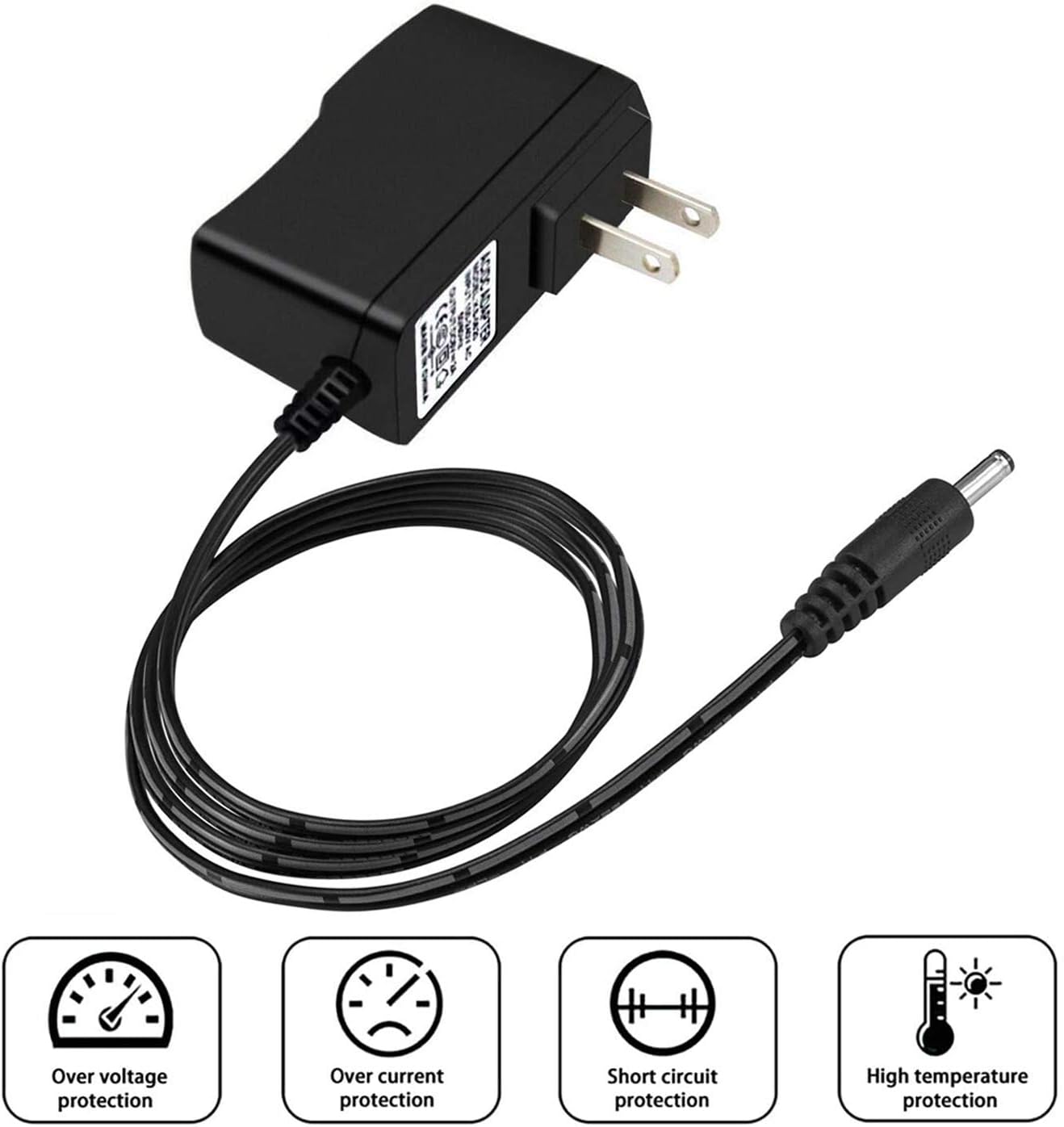 AC/DC 6V Adapter Compatible with for Kaito Voyager Series Radios, Replacement AD-500 Power Supply Charger Cord for KA500 KA600 KA007 KA008 KA009 and More (10 FT): Home Audio & Theater