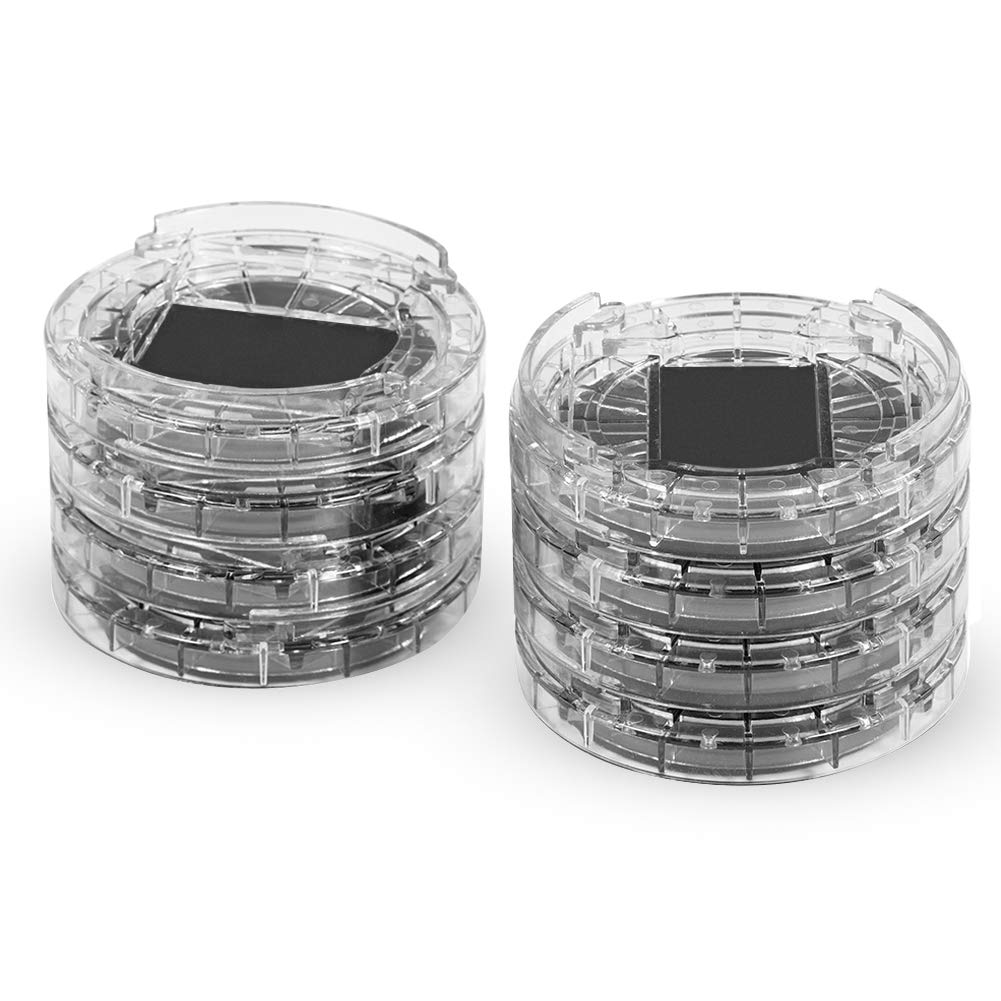 Furniture Leg Risers Furniture Pads, 8Pcs Non-slip Round Furniture Rising Protective Pad Set, Rubber Leg Riser for Bed Desk Table Chair, 8.5 x 8.5 x 1.5cm Furniture Riser Floor Protector(Transparent)