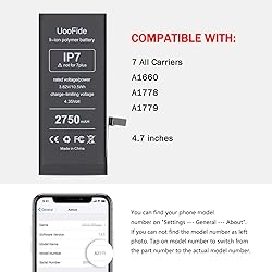 Upgraded Battery Compatible with iPhone 7