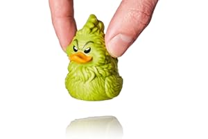 TUBBZ Mini Grinch Collectible Vinyl Rubber Duck Figure - Official Dr Seuss The Grinch Merchandise - Christmas TV & Movies
