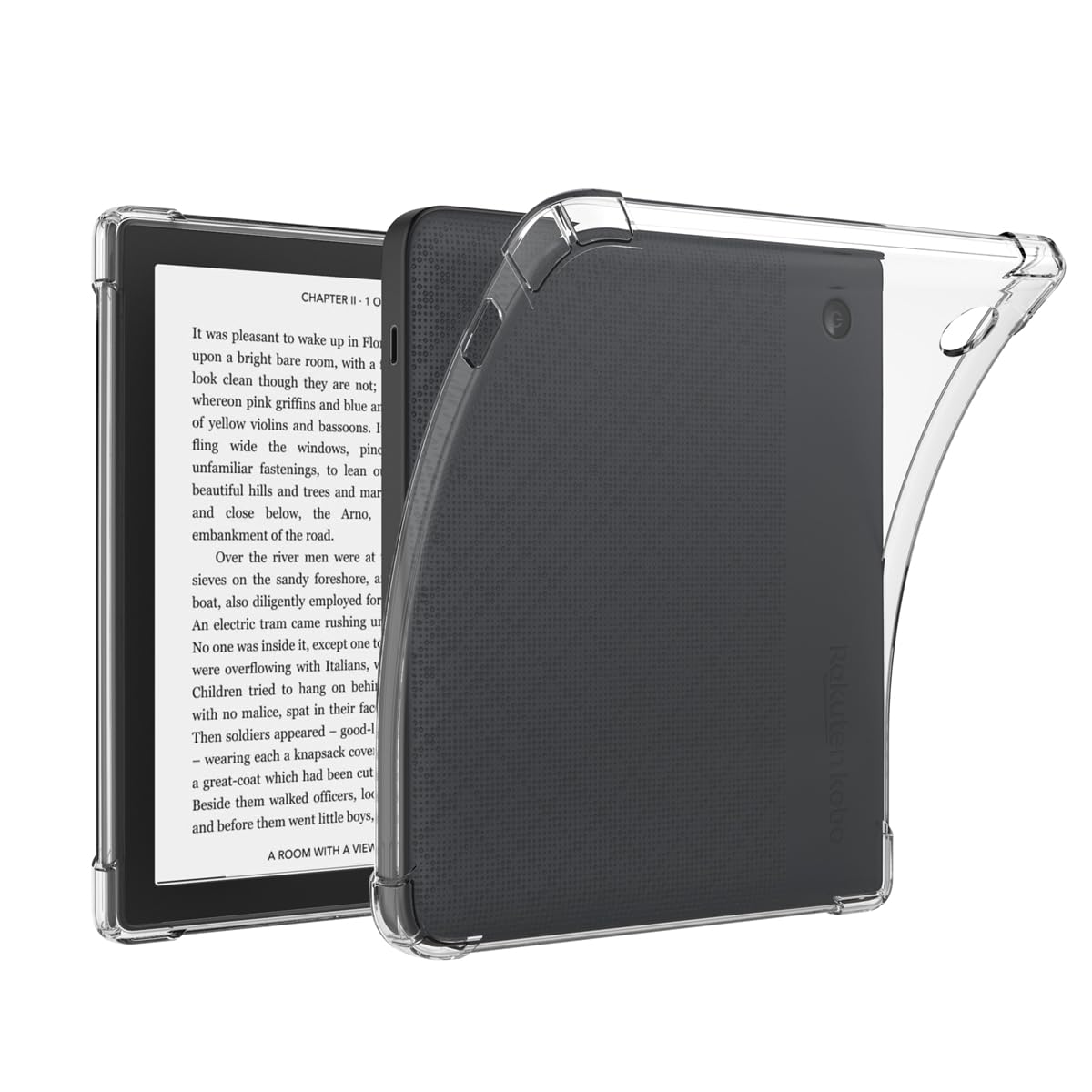 Stianiiie Case for Kobo Libra H2O eReader - Reinforced Corners, 7” Cover