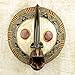 NOVICA Decorative Wood Mask, Multicolor