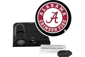Sporticulture American Football Alabama Crimson Tide Car Door Lights Logo Shadow Display - Officially Licensed NCAA Car Accessories - Show Your Team Pride - Battery Powered, Universal Fit