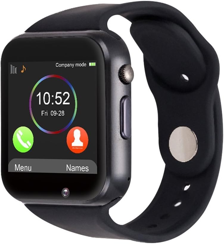 SMARTWATCH A1 ANTHRACITE - PHONE WITH SIM - TOUCHSCREEN - SMARTWATCH SIM PHONE BLUETOOTH MICRO SD PHONE