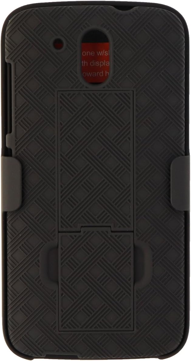Verizon Shell Holster Combo Case for HTC Desire 526 - Black - Retail Package