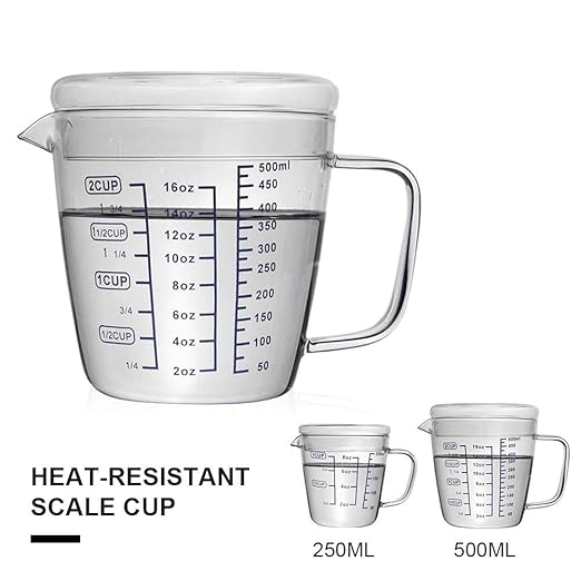 Compra popchilli Jarra Medidora De Vidrio Resistente Al Calor con ...