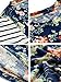 Romwe Floral Print Casual A-Line Loose T-Shirt Swing Dresses Striped Sleeves Midi Dress