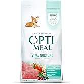 OPtimeal Natural Dog Food for Puppies - Proudly Ukrainian - Delicious Dry Puppy Food Recipe, Puppy Dog Food for Healthy Growth and Development (3.3 lbs, Turkey & Oatmeal)