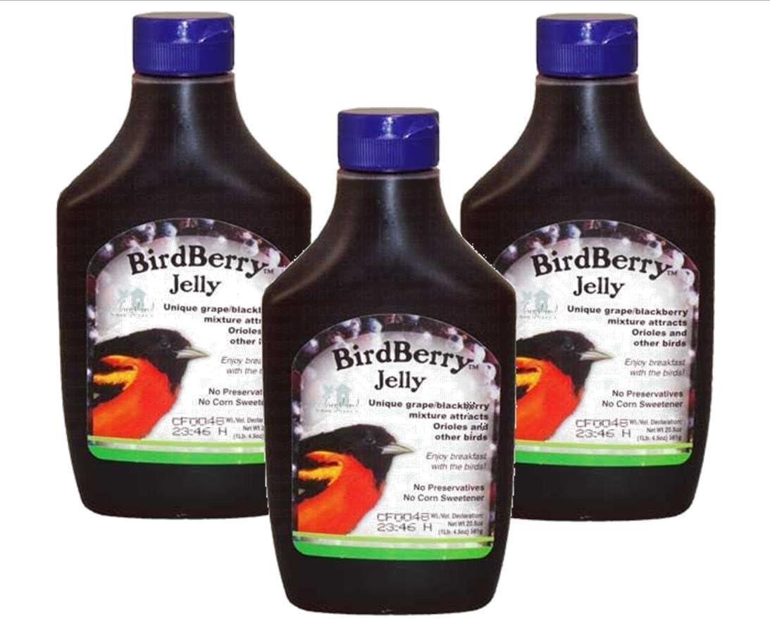 Songbird Essentials 3 Each BirdBerry Jelly, 20 oz., SE6010 Oriole