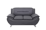 US Pride Furniture Loveseat, Grey