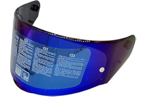 LUMFEERIX for LS2 Assault/Rapid/Stream Helmet Visor Replacement, For Ls2 FF320/328/353/800 Helmets Outer Shield (Blue)