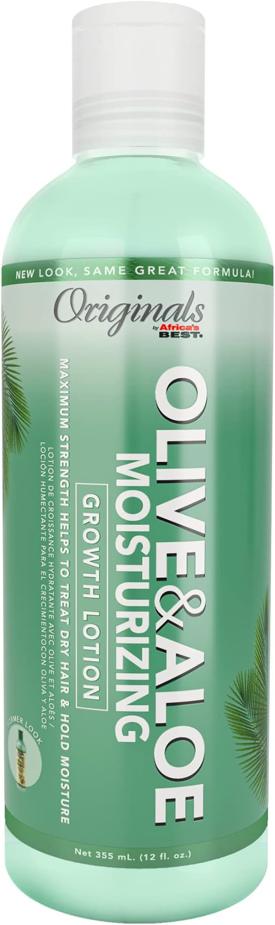Organics by Africa's Best Olive Oil Growth Lotion 12 oz Shea Butter Oat Soy