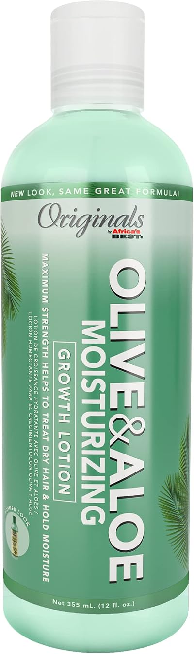 Organics by Africa's Best Olive Oil Growth Lotion 12 oz Shea Butter Oat Soy