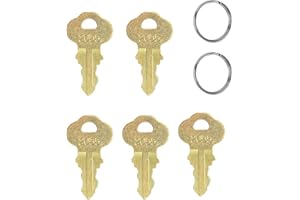 KLIVYA 2055 Dispenser Key for Bradle's Multi-Purpose dispensers, Including Toilet Tissue, seat Cover and Waste Receptacle, Multi fold&roll Towel, and Liquid soap dispensers. Pack of 5.