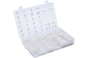 VESKAOTY 3/4 Inch Letters for Felt Letter Board, Pre-Cut 715 Pieces Including Letters,Numbers,Symbols,Daily Words with Sorting Tray for Changeable Plastic Letter Board