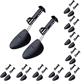 YOLOPLUS+ Plastic Shoe Stretcher Men,10 Pairs Adjustable Shoe Trees for Men Portable Shoe Tree Shaper Stretchers Holder