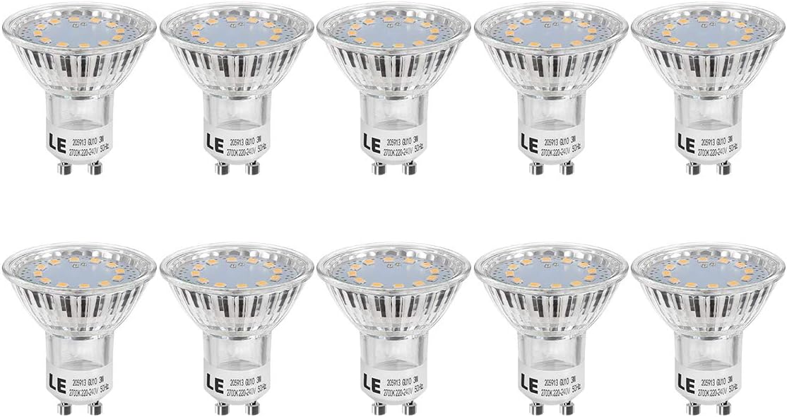 LE Lighting EVER Ampoules LED GU10,Culot Ampoule GU10 Equivaut Ampoule