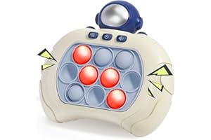 OLLOIIG Quick Push Sensory Fidget Toys for Kids Adults, Handheld Puzzle Game, Fast Push Travel Toys, Xmas Birthday Gift for Boys Girls (Astronaut Red Light)