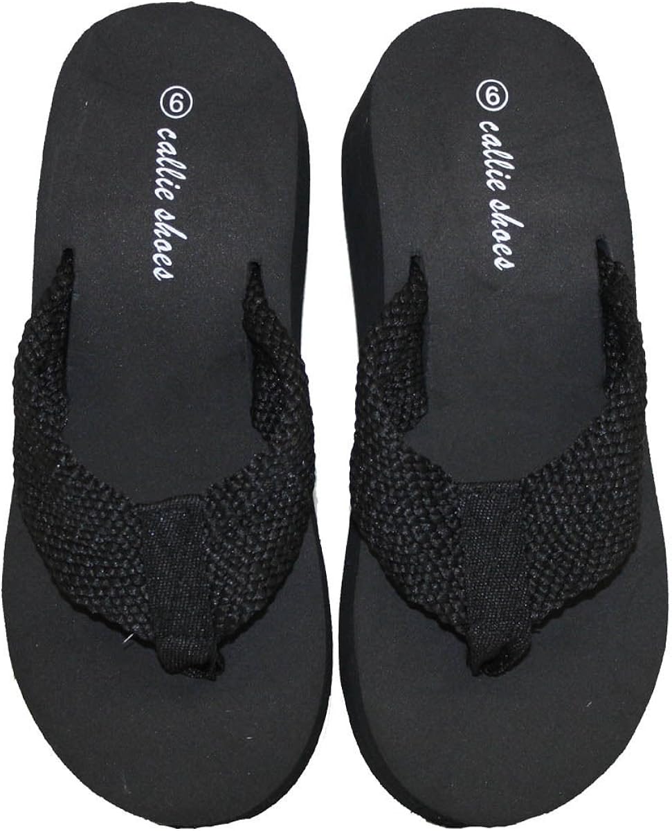 platform thong flip flops