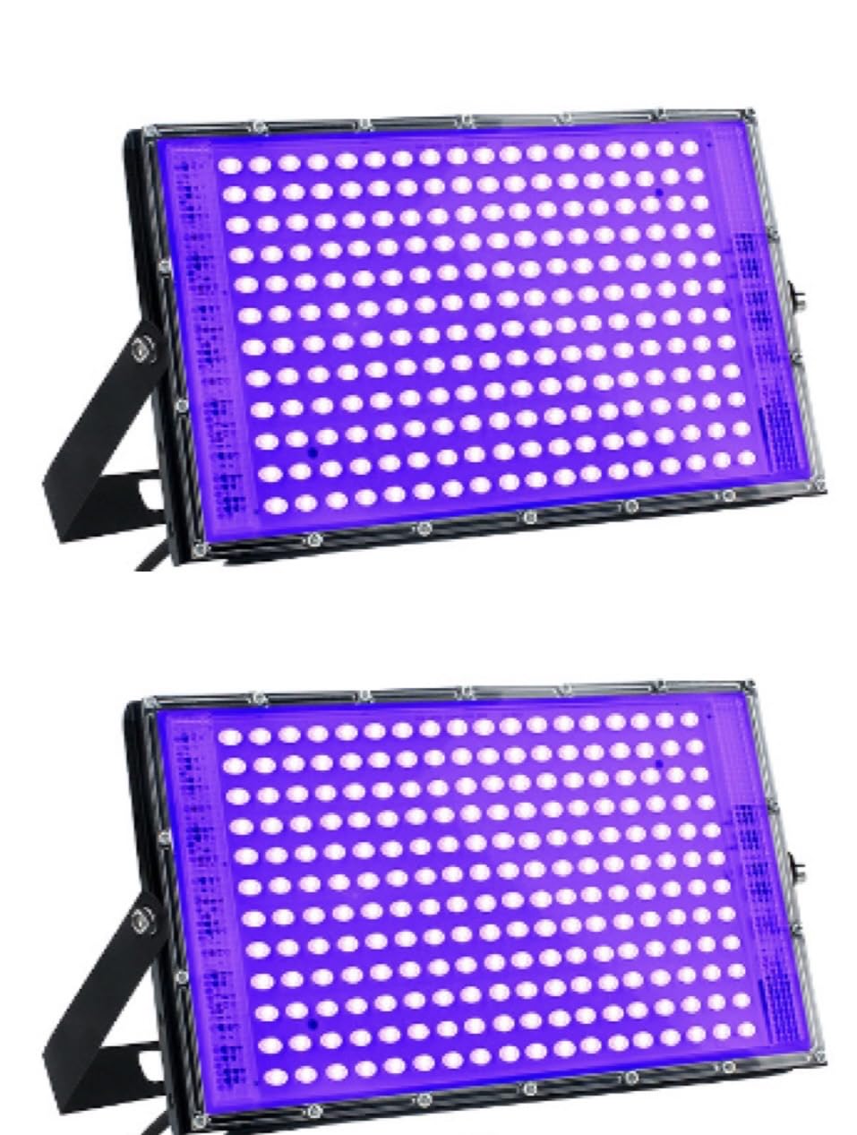 Photo 1 of 2 Pack 100W Black Light, Black Lights for Party, IP66 Waterproof Black Light Party Light, for Halloween, Black Light Party, Stage Lighting, Neon