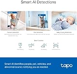 Tapo C230 Indoor Security Camera 3K 5MP AI Detectors Pan Tilt 360 Night Vision view 7