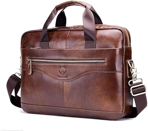 modern leather briefcase