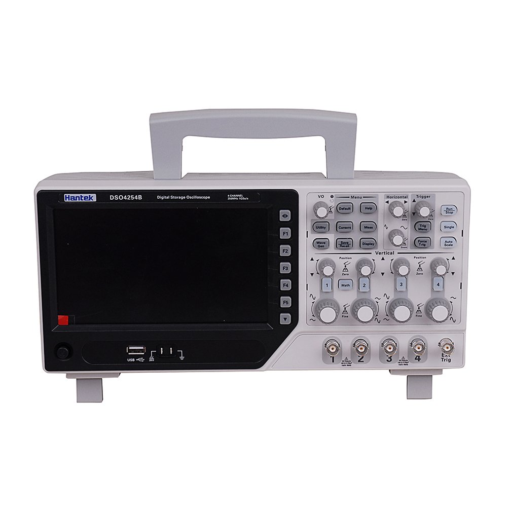 Hantek DSO4254B Digital Oscilloscopes USB 250MHz 4 Channels Portable