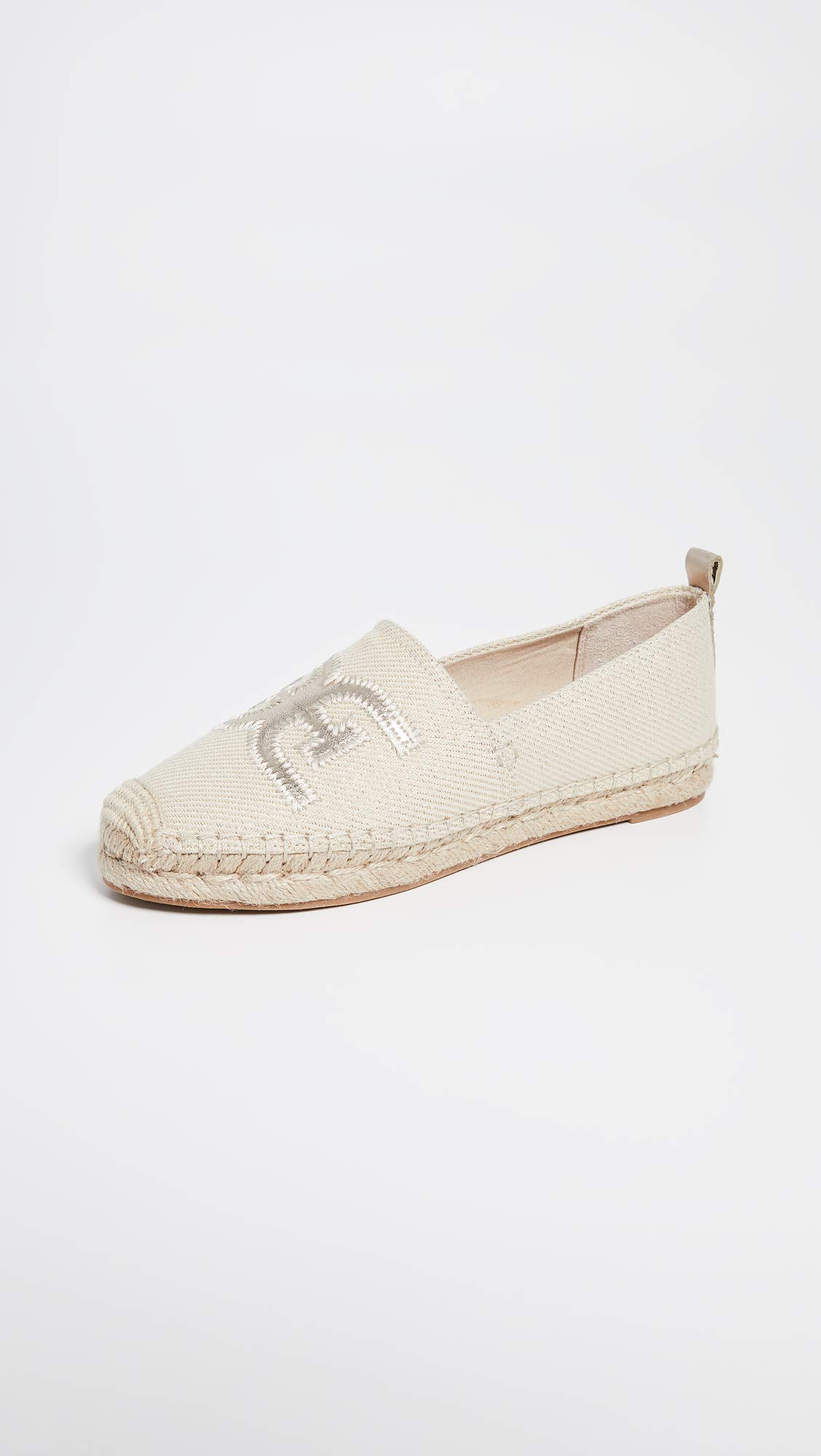 Sam Edelman Women's Khloe Espadrilles, Natural, Graphic, Off White, Metallic, 8 Medium US - Image 3