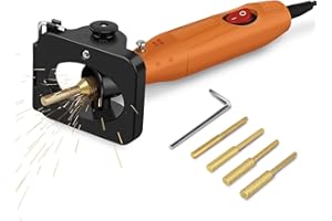 ZDDGNN Electric Chainsaw Sharpener Kit -High-Speed Chain Saw Sharpener Tool,Sharp Handheld Electric Chainsaw Grinder/Sharpener for All Chainsaw Chains