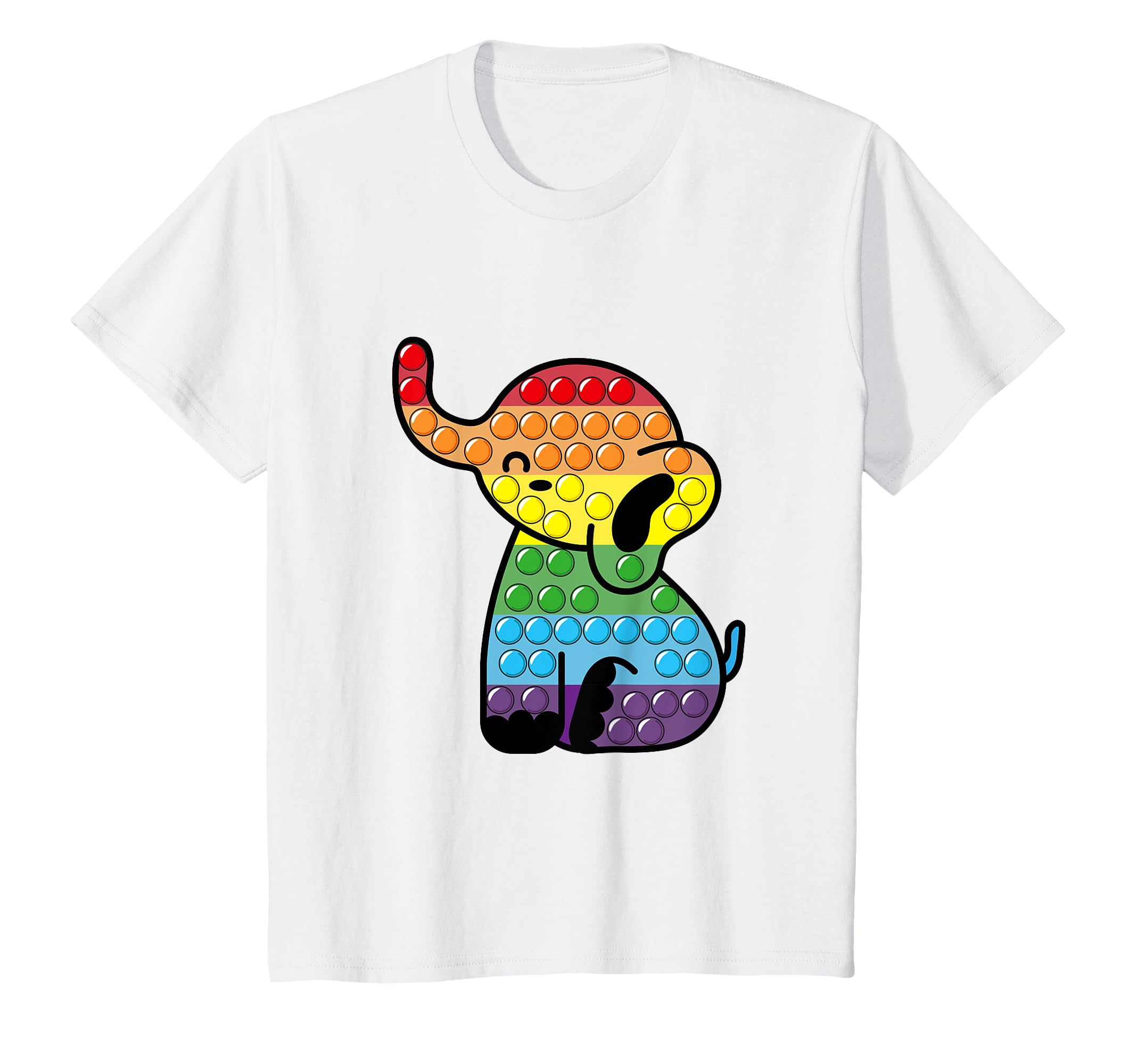 Elephant Fidget Pop It Anxiety ADHD T-Shirt