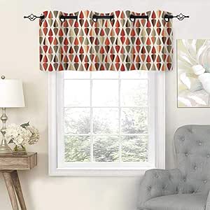 Hiiiman - Cortinas pequeñas para ventana de cocina, decoración del