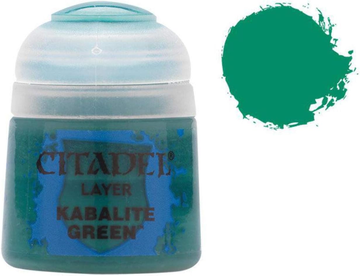 Games Workshop - Citadel Colour Layer: Kabalite Green (12ml) Paint