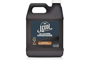 Lexol Deep Leather Conditioner, Use on Car Leather Upholstery, Shoes, Boots, Furniture and Other Leather Accessories, 101.4 Fl Oz (3-Liter)