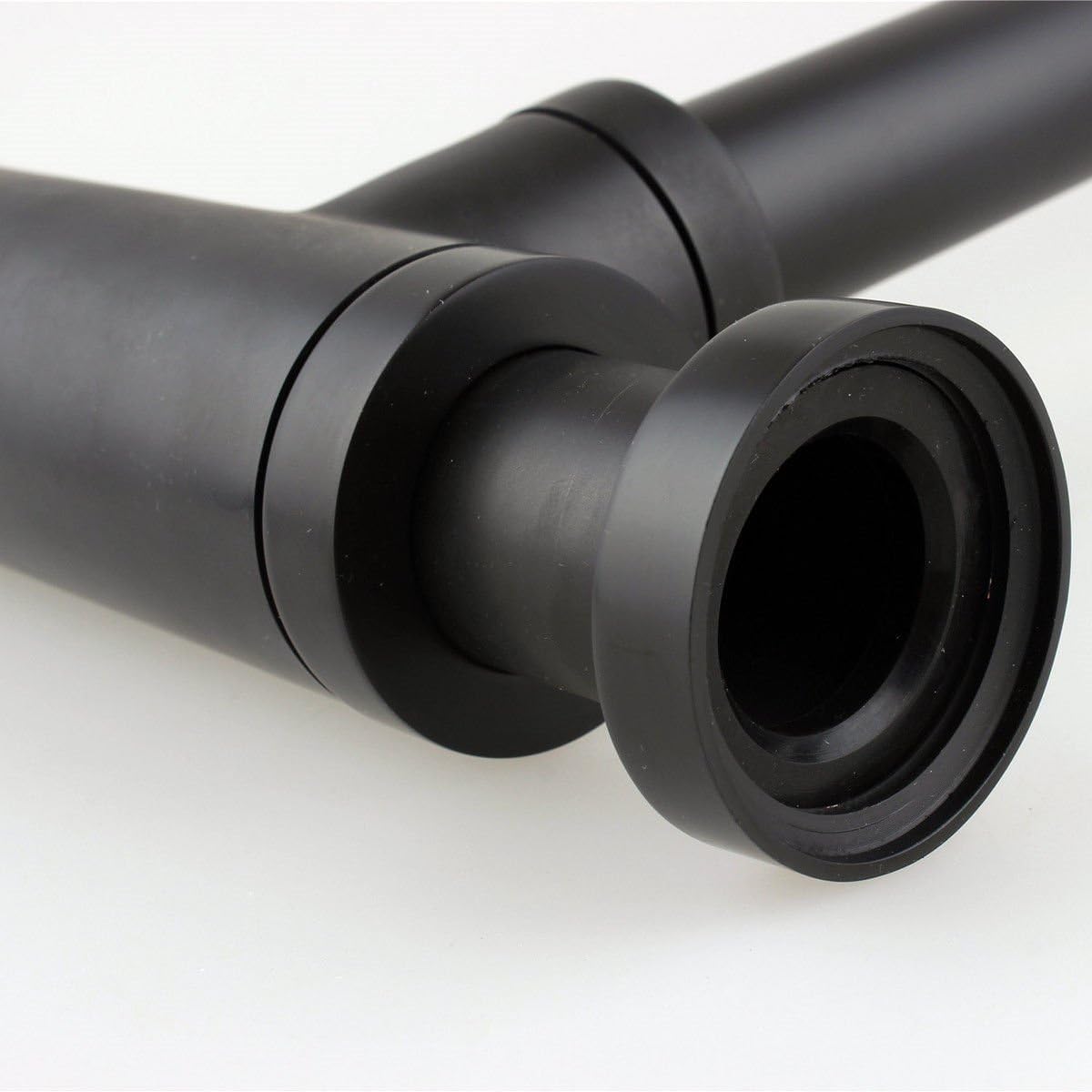 TRUSTMI Brass Round Basin Sink Bottle Waste Trap, Matte Black, Black Bottle Trap, 1.25" x 50mm - Image 5