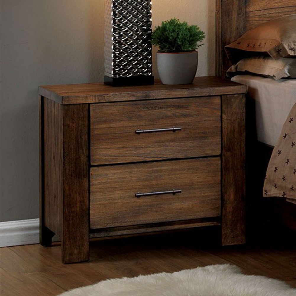 William's Home Furnishing CM7072N Elkton Nightstands, Oak LAVORIST
