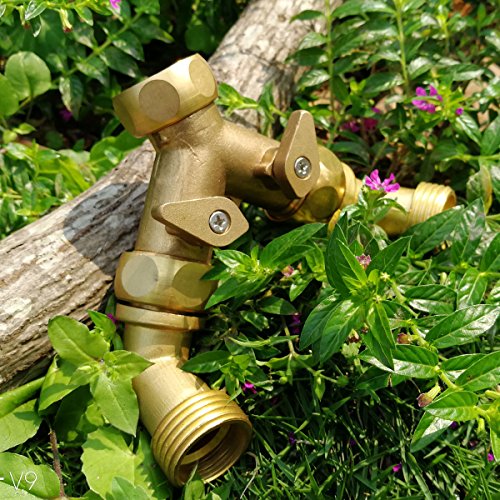 PLG Garden Hose Elbow Connector,45 Degree Hose Extender,Solid Brass Adapter - Thumbnail 6