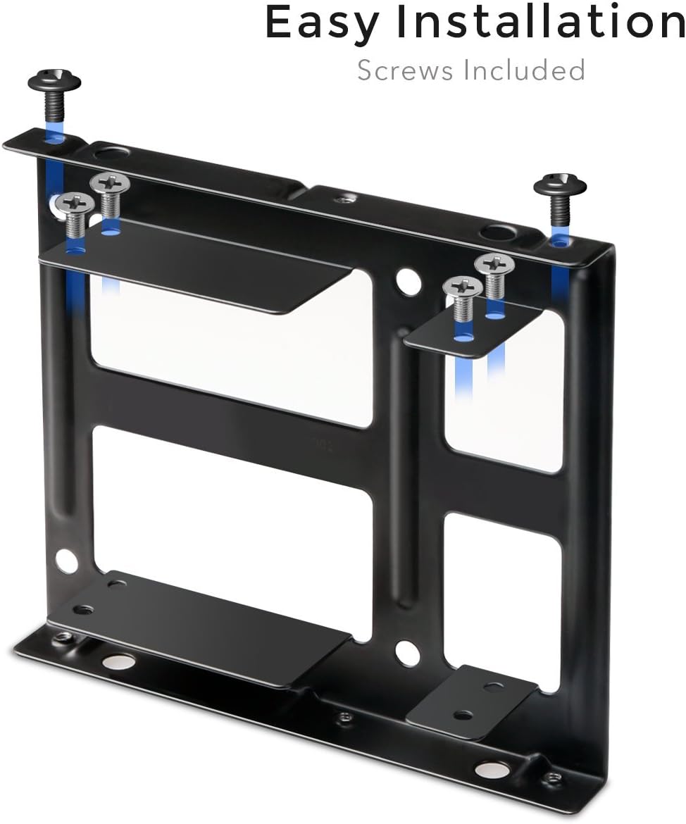 Inateck SSD Mounting Bracket 2.5 to 3.5 with SATA Cable and Power Splitter Cable, ST1002S: Computers & Accessories