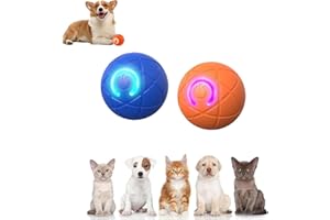 KDIRST Smart Jumping Ball for Dogs, Smart Jumping Ball Dog Toy, InteractiveBall, 2025 New Vibrating DogBall, ShakyBall Toy forDogs, BouncingBall forDogs, for Small Medium Large Dogs (2pc)