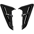 CHEYA Shark Gills Front Fender Side Air Flow Fender Vent Cover Trim ABS for B@M@W X3 G01 X4 G02 X3M X4M 2018-2021 (Glossy Black, X4 M)