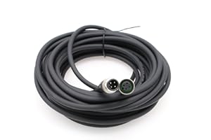 HangTon Sensor Actuator M12 A Coded 4 pin Male Female Extension Cable for Industrial Automation, Device Network DeviceNet, CANopen, IO Link, Profibus 3m