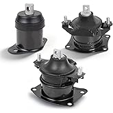 ENA Front Right Rear Motor Mount Set of 3 Compatible with Honda 2003 2004 2005 2006 2007 Accord 3.0L Replacement for A4526HY A4517 A4527 9247 9297 9451