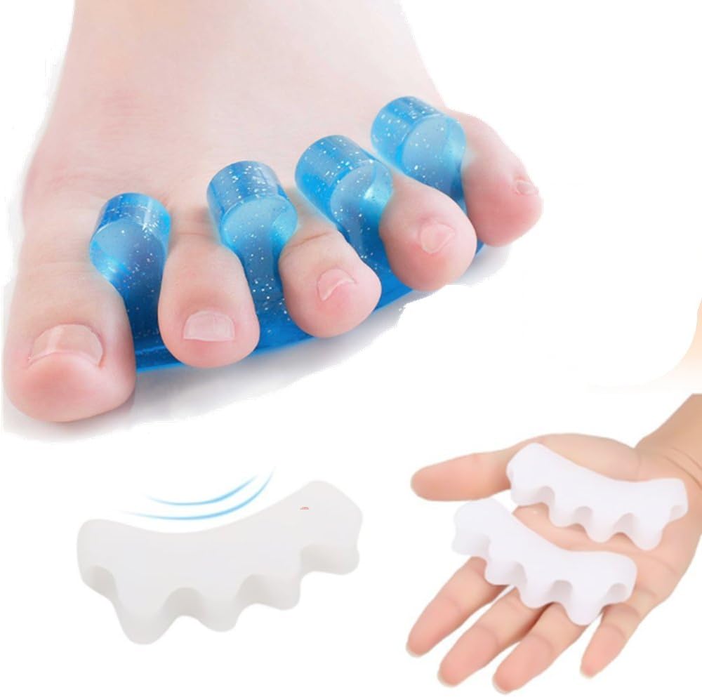 Mossun Toe Pal Gel Toe Separators & Toe Spreader (4 Pieces), Fight