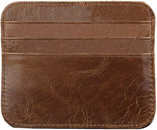 Amazon カードケース 薄型 メンズ 牛革 小銭入れ付き 定期入れ クレジットカード パスケース 高級感 カジュアル カード収納 軽量小さな薄型財布 携帯便利 ビジネス ブラワン ブラワン クレジットカードケース