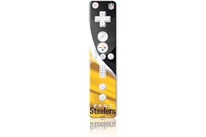 Skinit Decal Gaming Skin Compatible with Wii Remote Controller - Officially Licensed NFL Pittsburgh Steelers Design