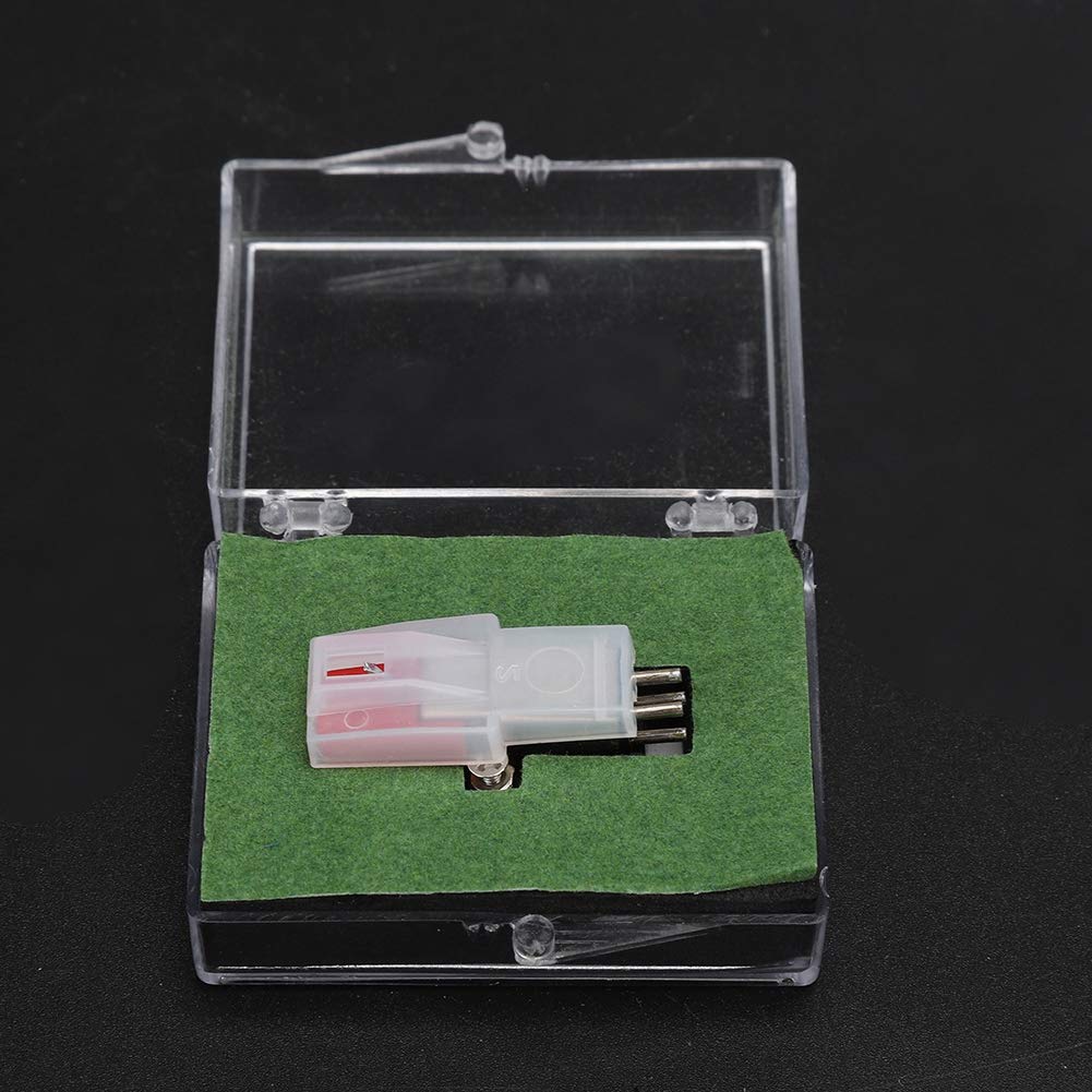 Q1 Phonograph , Red Moving Magnet Dual Needle, Replacement Phonograph & Record Player Turntable Needle