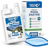 Waters Choice Natural Pool Enzyme Water Clarifier &amp; Scum Remover, 16 oz | Liquid biodegradable blend lowers chemical demand. Ideal for saltwater, freshwater, cartridge, sand and DE pool filters